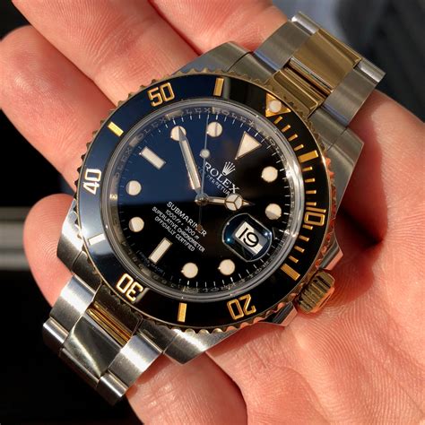 rolex submariner gold steel two tone|Rolex Submariner two tone review.